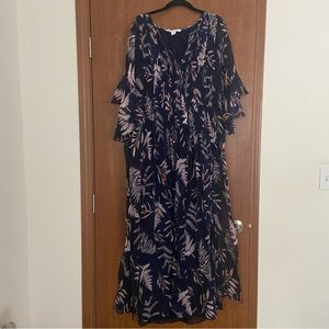 Diane bon Furstenberg silk maxi large DVF